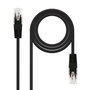 Nanocable Cable de Red Cat6e U/UTP AWG24 0,5 m Negro