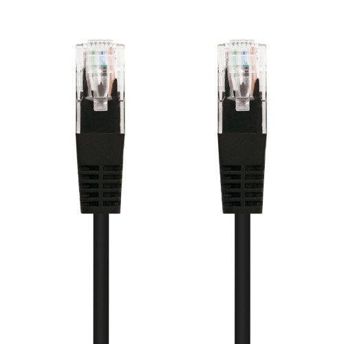 Nanocable Cable de Red Cat6e U/UTP AWG24 0,5 m Negro