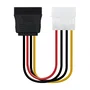 Nanocable 10.19.0205-OEM Cable de Alimentación Interna 0.16 m, Conector Molex 4 Pin Macho a Conector SATA Hembra (5.25"), Adaptador/Convertidor de Alimentación para PC