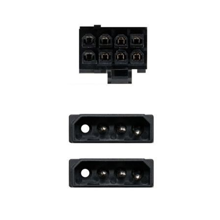 Nano Cable 10.19.1201 Cable de Alimentación Tarjeta Gráfica 2x Molex Macho a 6+2 PIN Macho 20cm