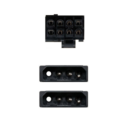 Nanocable 10.19.1201 Cable de Alimentación para Tarjeta Gráfica 2x Molex a 6+2 Pin