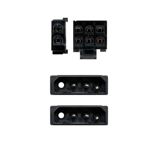 Nanocable 10.19.1201 Cable de Alimentación para Tarjeta Gráfica 2x Molex a 6+2 Pin