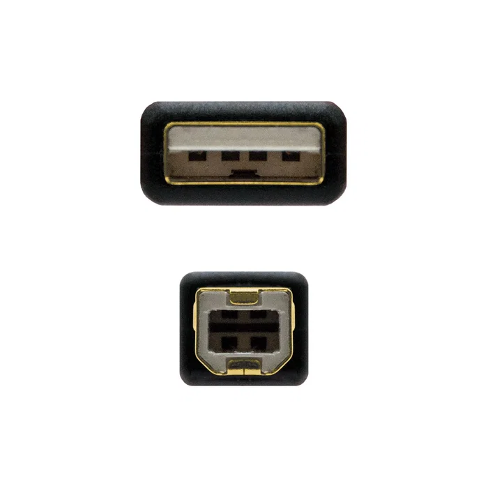 Nanocable Cable USB 2.0 Impresora con Ferrita, Tipo A a B, 5m Nanocable Cable USB 2.0 Impresora con Ferrita, Tipo A a B, 5m