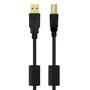 Nanocable Cable USB 2.0 Impresora con Ferrita, Tipo A a B, 5m