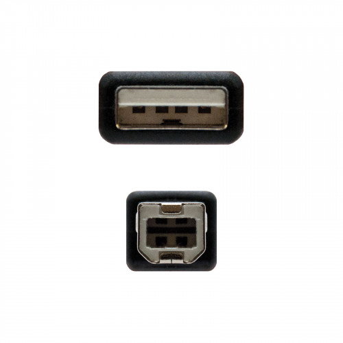Nanocable Cable USB 2.0 para Impresora, USB A a USB B Macho, 1m, Negro Nanocable Cable USB 2.0 para Impresora, USB A a USB B Macho, 1m, Negro