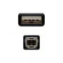 Nanocable Cable USB 2.0 para Impresora A/M a B/M 1m Negro