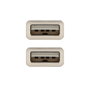 Nanocable Cable USB 2.0 Macho a Macho, 2 m, Beige