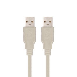 Nanocable Cable USB 2.0 A USB 2.0 Macho/Macho 2m Beige