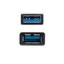 Nanocable Cable USB 3.0 Alargador Tipo A Macho a Tipo A Hembra, 3m, Negro