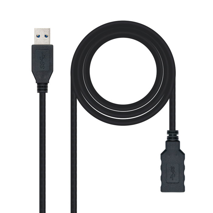 NANOCABLE Cable USB 3.0, Tipo A/M-A/H, Negro, 3.0 M, 3 m, USB A, USB A, USB 3.2 Gen 1 (3.1 Gen 1), Negro NANOCABLE Cable USB 3.0, Tipo A/M-A/H, Negro, 3.0 M, 3 m, USB A, USB A, USB 3.2 Gen 1 (3.1 Gen 1), Negro