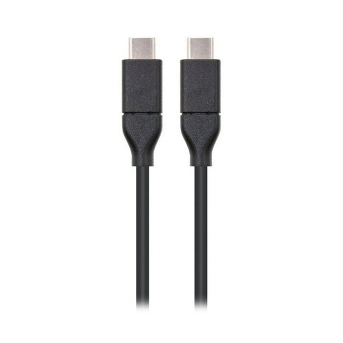 Nanocable USB 3.1 Gen 2 USB-C a USB-C 1m Negro Nanocable USB 3.1 Gen 2 USB-C a USB-C 1m Negro