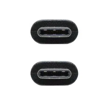 Nano Cable 10.01.4101 Cable USB 3.1 Gen2 Tipo-C Macho - USB Tipo-C Macho, 10Gbps, 1m, Negro