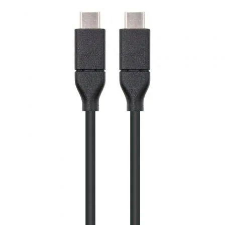 Nano Cable 10.01.4101 Cable USB 3.1 Gen2 Tipo-C Macho - USB Tipo-C Macho, 10Gbps, 1m, Negro