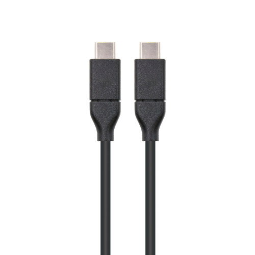 Nanocable USB 3.1 Gen 2 USB-C a USB-C 1m Negro Nanocable USB 3.1 Gen 2 USB-C a USB-C 1m Negro