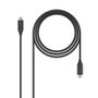 Nanocable USB 3.1 Gen 2 USB-C a USB-C 1m Negro