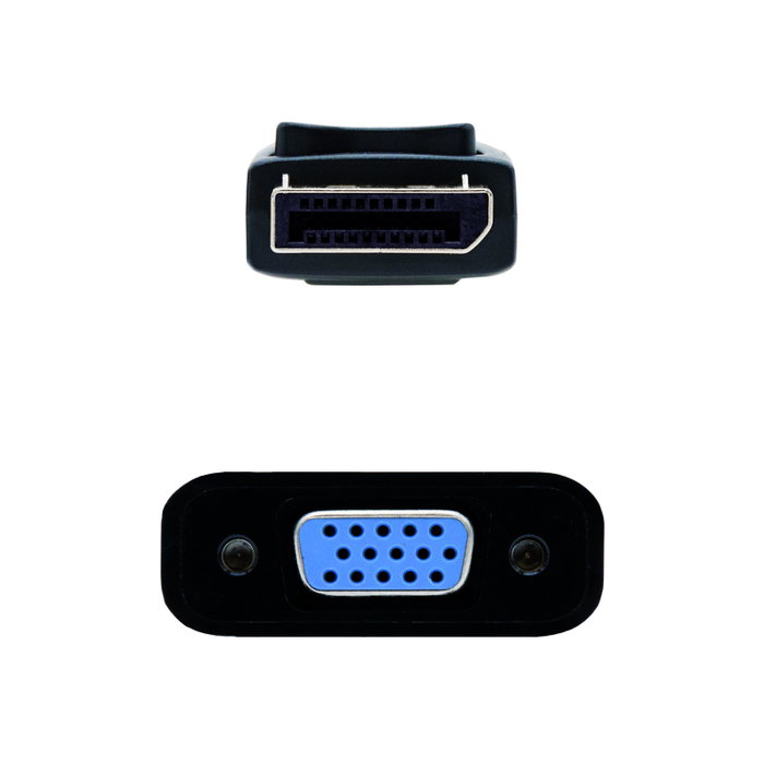 Nanocable Conversor DisplayPort a SVGA, Negro, 15 cm Nanocable Conversor DisplayPort a SVGA, Negro, 15 cm