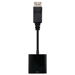 NANO CABLE Conversor DisplayPort a VGA, 0.15m, Negro, 10.16.0602