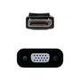 Nanocable DisplayPort /M-SVGA/H 15 cm Negro - Adaptador o Conversor de DisplayPort a SVGA (VGA) Macho - Cable Corto para Monitor
