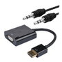 Nanocable Conversor HDMI a SVGA + Audio, 10.16.2001-BK, Negro