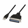 Nanocable 10.03.0001 Conversor USB a Paralelo Impresora USB-A Macho a CN36 IEEE1284 Macho 1.5m Negro Compatible Windows Mac