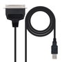Nanocable 10.03.0001 Conversor USB a Paralelo Impresora USB-A Macho a CN36 IEEE1284 Macho 1.5m Negro Compatible Windows Mac