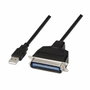 Nanocable 10.03.0001 Conversor USB a Paralelo Impresora USB-A Macho a CN36 IEEE1284 Macho 1.5m Negro Compatible Windows Mac