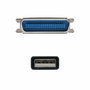 Nanocable 10.03.0001 Conversor USB a Paralelo Impresora USB-A Macho a CN36 IEEE1284 Macho 1.5m Negro Compatible Windows Mac