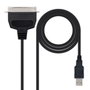 Nanocable 10.03.0001 Conversor USB a Paralelo Impresora USB-A Macho a CN36 IEEE1284 Macho 1.5m Negro Compatible Windows Mac