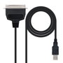 Nanocable 10.03.0001 Conversor USB a Paralelo Impresora USB-A Macho a CN36 IEEE1284 Macho 1.5m Negro Compatible Windows Mac