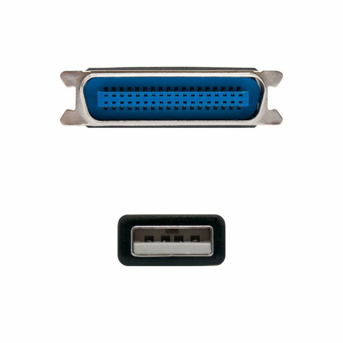 Nano Cable Conversor USB a Paralelo 1.5m Negro