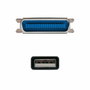 Nano Cable Conversor USB a Paralelo 1.5m Negro