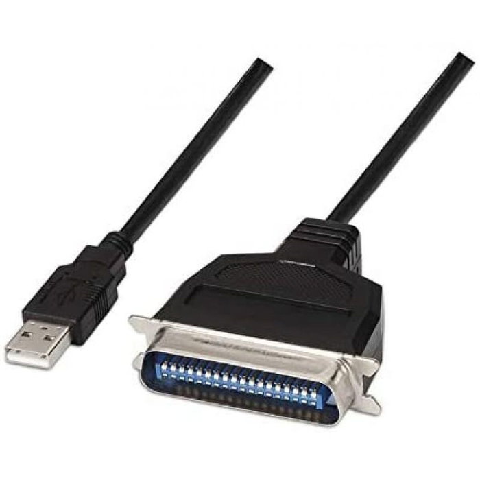 Nano Cable Conversor USB a Paralelo 1.5m Negro