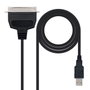 Nano Cable Conversor USB a Paralelo 1.5m Negro