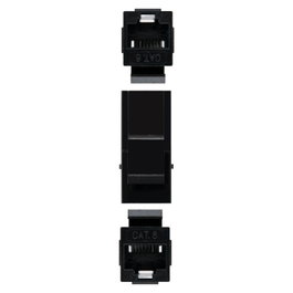 NANOCABLE EMPALME RJ45 CAT.6 UTP, Negro, RoHS, 1 cm, 160 mm, 100 mm, 10 g
