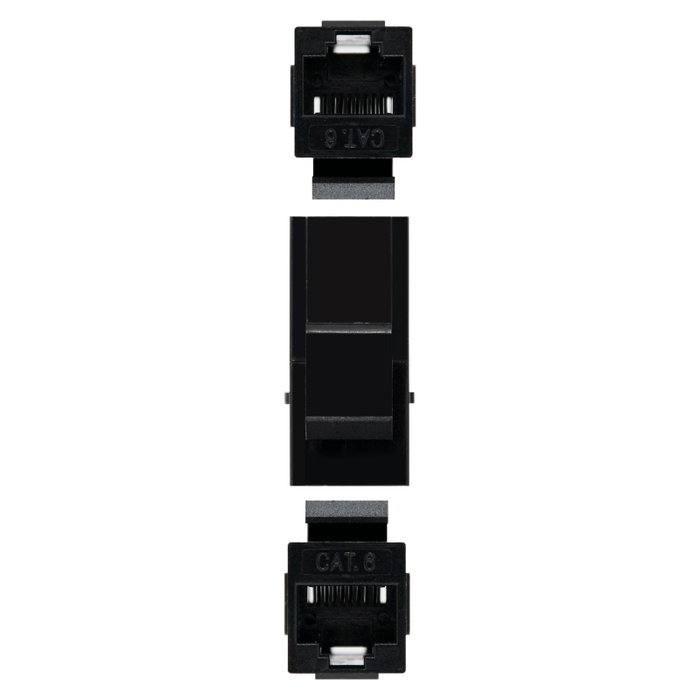 NANOCABLE EMPALME RJ45 CAT.6 UTP, Negro, RoHS, 1 cm, 160 mm, 100 mm, 10 g NANOCABLE EMPALME RJ45 CAT.6 UTP, Negro, RoHS, 1 cm, 160 mm, 100 mm, 10 g