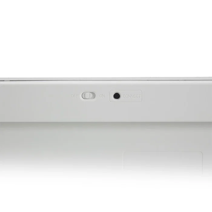 Ewent EW3161 Teclado Bluetooth Mecánico Completo (100%) Español QWERTY Plata Blanco para Windows, Mac, Android, iOS