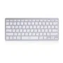 Ewent EW3161 Teclado Bluetooth Mecánico Completo (100%) Español QWERTY Plata Blanco para Windows, Mac, Android, iOS