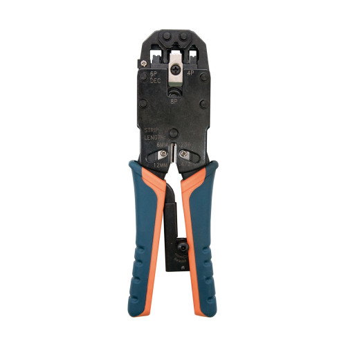 Nano Cable Crimpadora Metálica de Carraca para Conectores RJ10, RJ11, RJ12, RJ45 (10.31.0102) Nano Cable Crimpadora Metálica de Carraca para Conectores RJ10, RJ11, RJ12, RJ45 (10.31.0102)