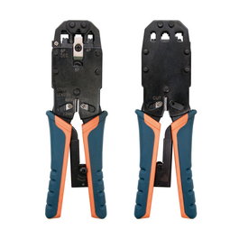Nano Cable Crimpadora Metálica de Carraca para Conectores RJ10, RJ11, RJ12, RJ45 (10.31.0102)