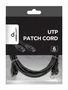 GEMBIRD Cable de red Cat6 U/UTP Negro 2m PP6U-2M/BK