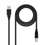 Nano Cable 10.01.0105-BK Cable USB 2.0 Impresora Tipo-B Macho - USB Macho Negro 4.5m