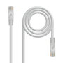 Nanocable Cable de red latiguillo RJ45 Cat.6A UTP AWG24, 5 m, Gris