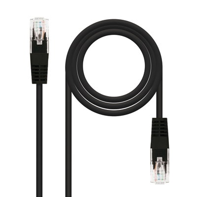 Nanocable Cable de Red RJ45 CAT.5e UTP AWG24 1 Metro - Negro