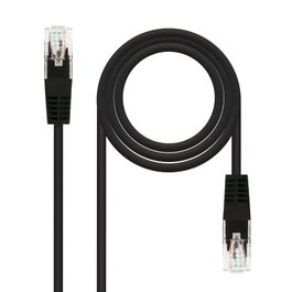 Nanocable Cable de Red Cat5e U/UTP RJ-45 1m Negro