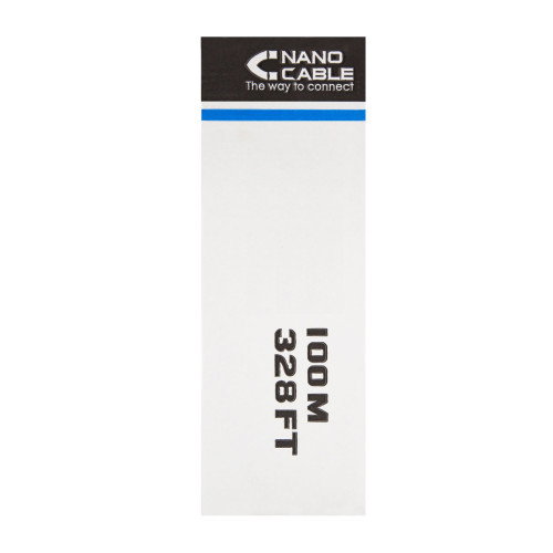 Nanocable Bobina de Cable RJ45 Cat.5e UTP AWG24 100m Gris
