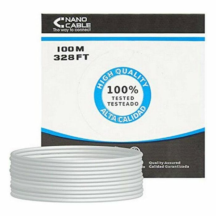 Nanocable Bobina de Cable RJ45 Cat.5e UTP AWG24 100m Gris