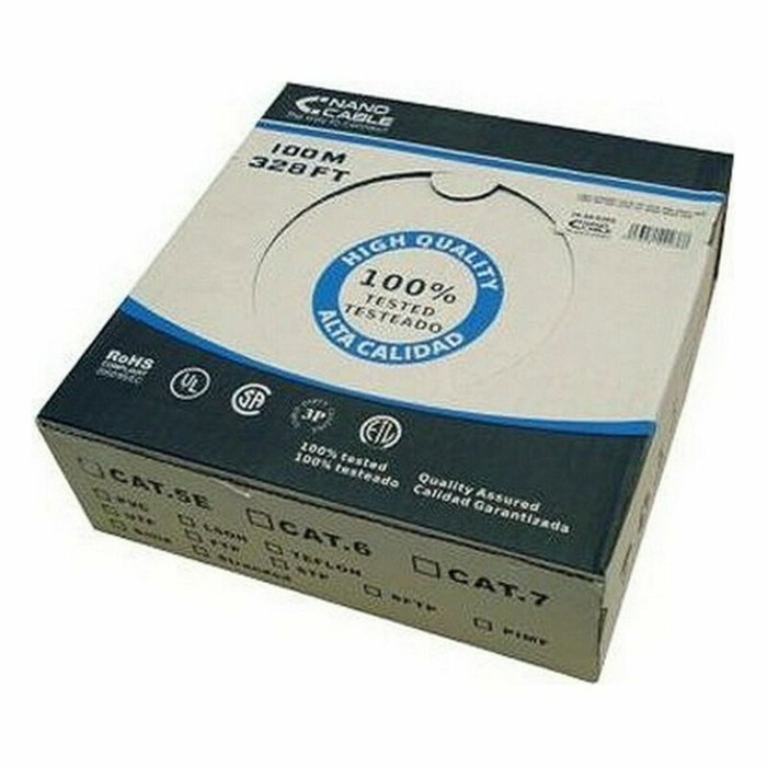 Nanocable Bobina de Cable RJ45 Cat.5e UTP AWG24 100m Gris