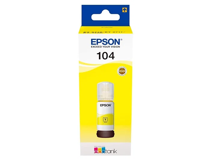 Epson Tinta 104 Amarillo EcoTank C13T00P440 Epson Tinta 104 Amarillo EcoTank C13T00P440