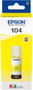Epson Botella de Tinta 104 Amarillo EcoTank C13T00P440