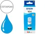 Epson Botella de Tinta 104 EcoTank Cian (C13T00P240) 65 ml